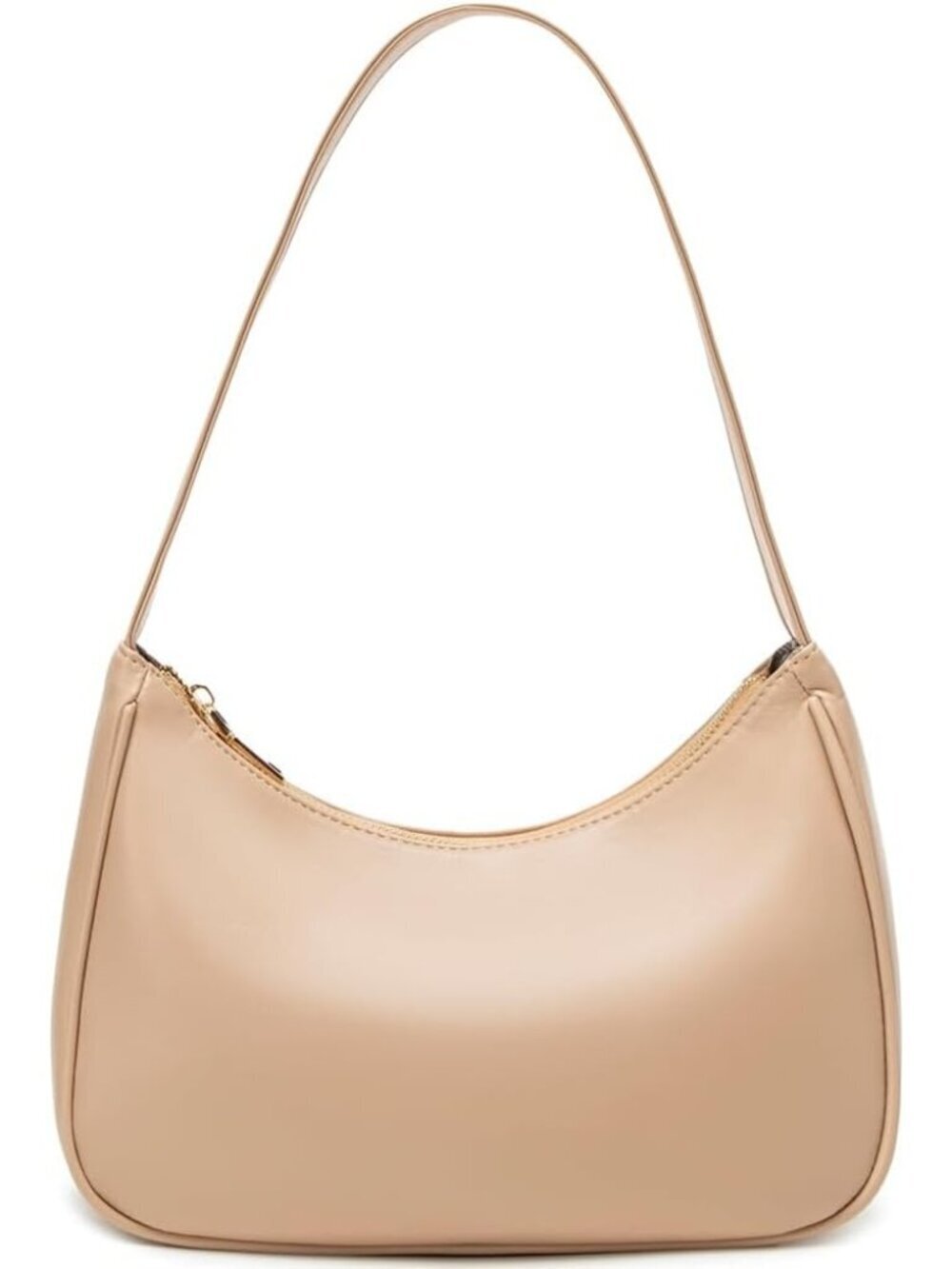 Women Khaki Shoulder Tote Bag Cute Hobo Mini Clutch Zipper Bag